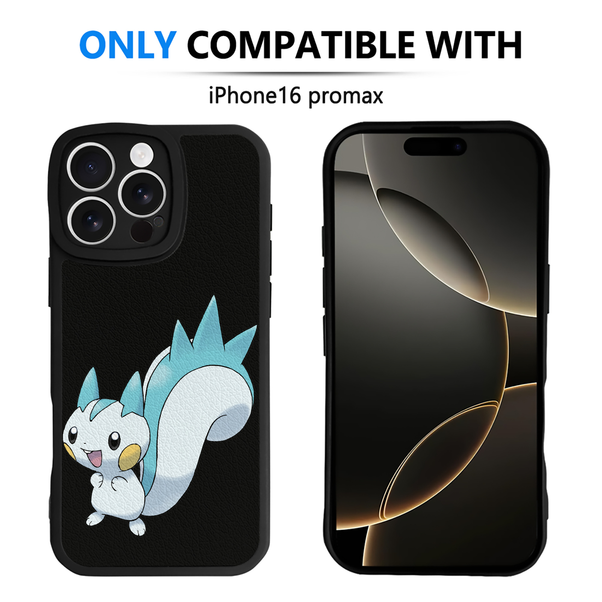 （画像用） ポケットモンスター Pokémon 【iPhone 16シリーズ対応】シリコンスマホケース（レザー調） 材質：シリコン